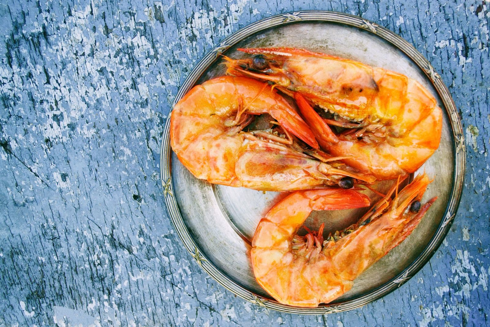 Crevettes royales grillées