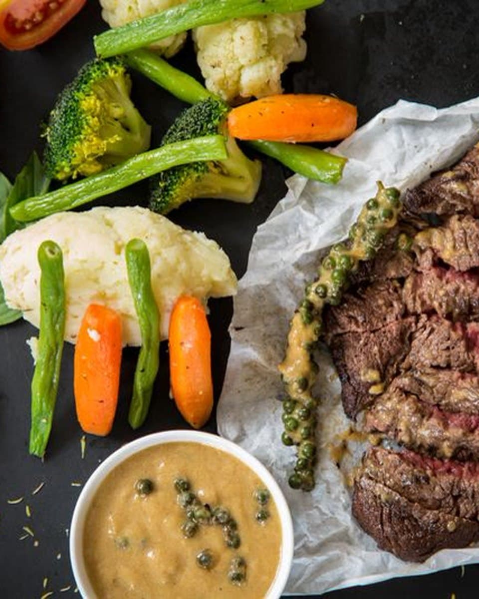Pièce de viande grillée