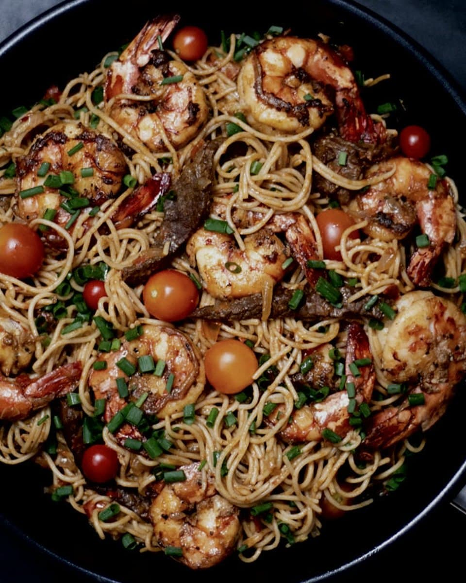 Pâtes aux fruits de mer